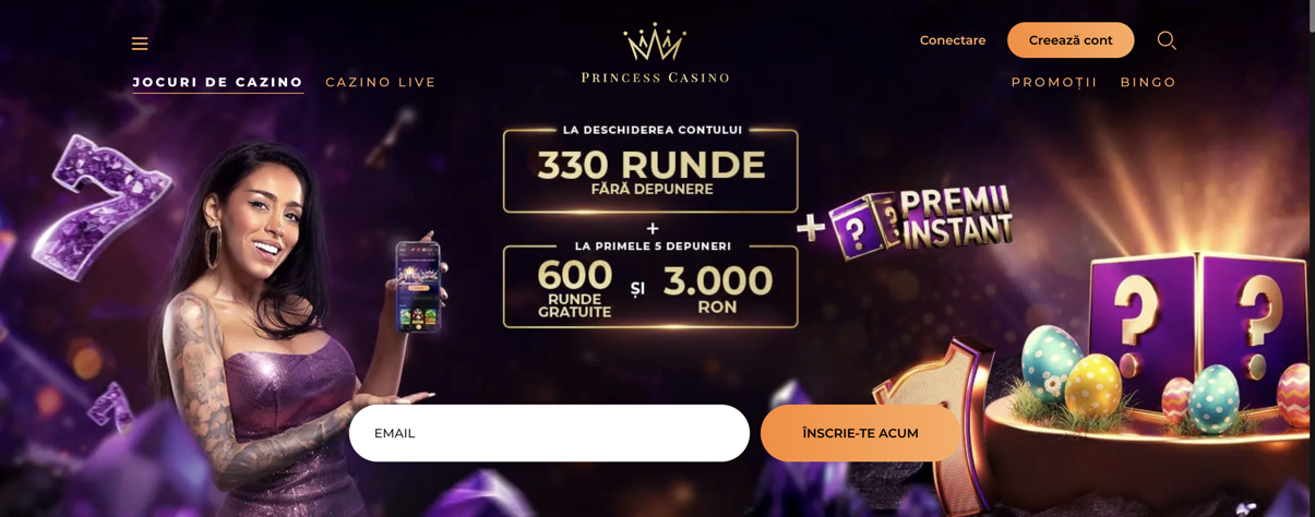 Princess Casino Main Page