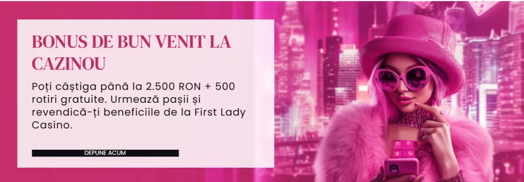 Bonusul de bun venit Lady Casino