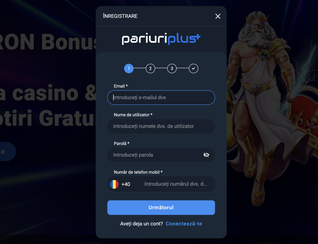 PariuriPlus Registration