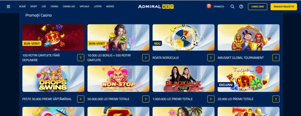 admiral casino bonus