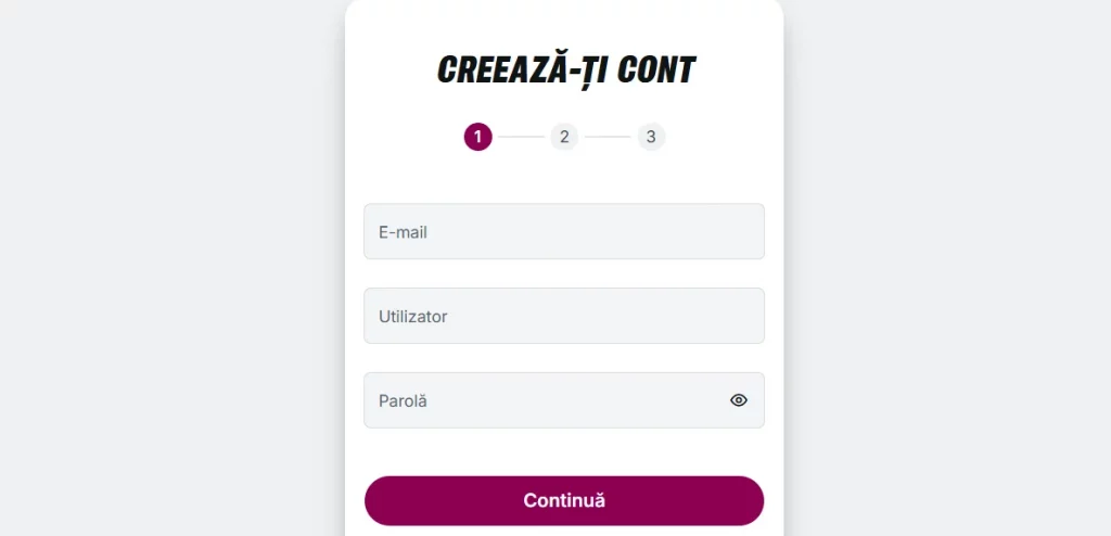 Înregistrare la Superbet Casino