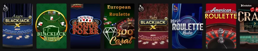 Jocuri de masă Princess Casino