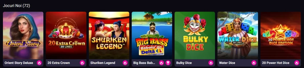 Jocuri de noroc la Player Casino