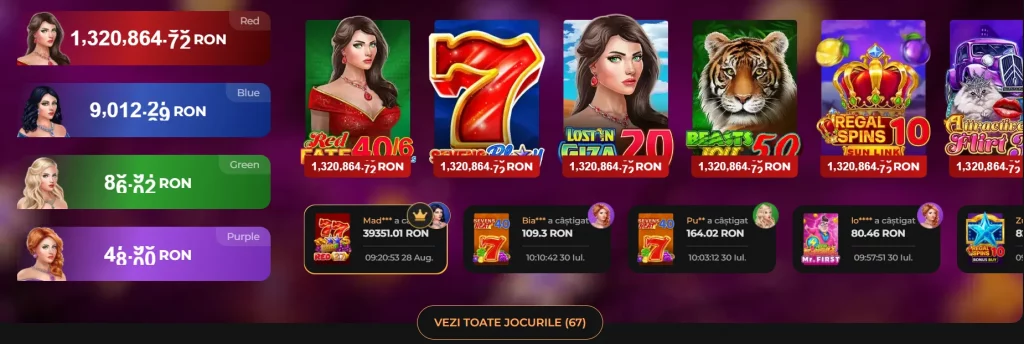Sloturi cu jackpot la Princess Casino