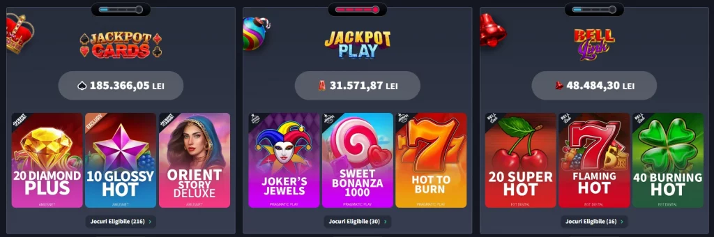 Sloturi Jackpot la Getsbet Casino